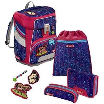5‑teiliger Lucky Horses Schulranzen-Set im Space Design
