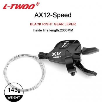L-TWOO-VTT Carbon Fiber Rear Derailleur with AX12 Speed Right Shift Lever for SRAM Shimano M9100/M8100/M7100
