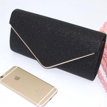 Bolso de Mano de Fiesta en Negro