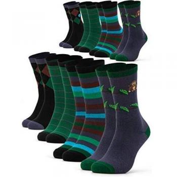 CALCETINES de NIÑO y NIÑA (8 PARES) Selva-Verde