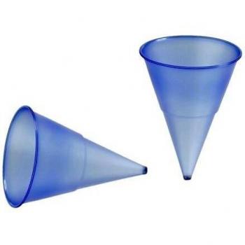 1000 Spitzbecher, PP 115 ml ø 7,03 cm × 9,5 cm blau Blue Cone