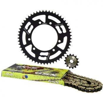 Kit Chaîne Doppler Noir 14x53 Adapté Gilera Senda