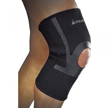 Kniebandage „Vulkan“ Dynamic Tension Schwarz S