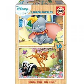 Puzzle Disney Animals 16 pezzi in legno