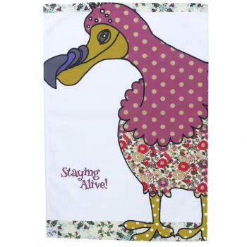 MollyMac Dodo Asciugamano UK Made 71 x 46 mm Staying Alive