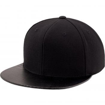 Flexfit Snapback Cap, Schwarz/Carbon