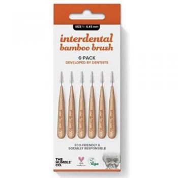 Cepillo Interdental Bambú Talla 1 Naranja Hm