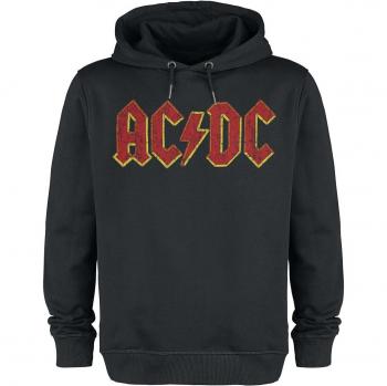 Sudadera Negro Acústica AC/DC – Logo Dark Night