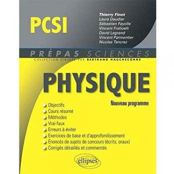 Physique PCSI Conforme au Programme 2013