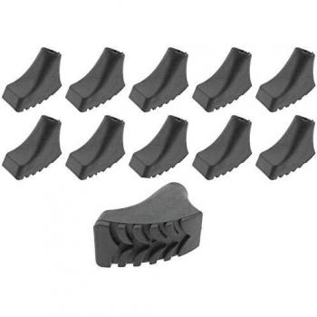 Wanderstöcke Zubehör: 10 Gummipuffer Pads