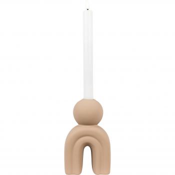 HOUSE NORDIC brunt stengods ljusstake (H:17)