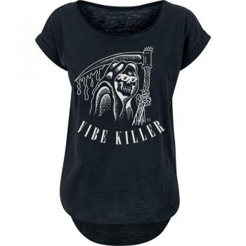 Manches Courtes Vibe Killer – T-shirt Femme Noir (S-XXL)