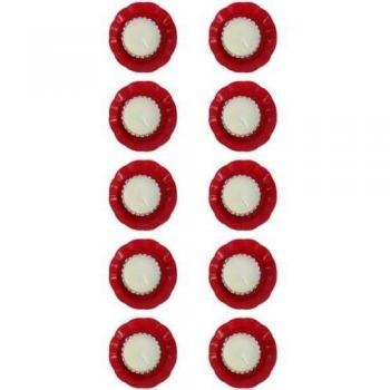 Tissu Rouge Henné – Kit de 10