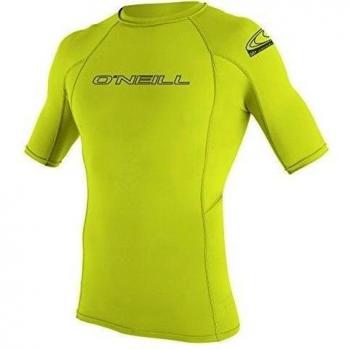 Blusa casual O'Neill Skins Crew Verde lima, tamaño XS