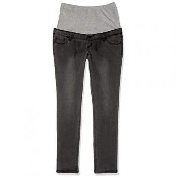 MAMALICIOUS Slim Fit Umstandsjeans Mllola, Grau