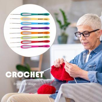 8pcs Yarn Crafting Needles and Hooks Set (1-2.75mm)