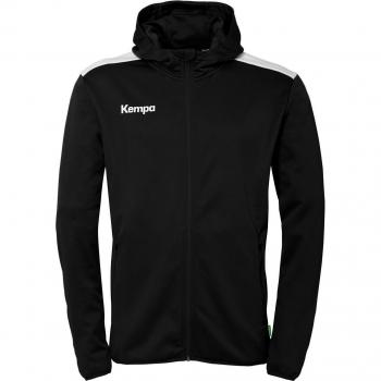 Felpa con cappuccio nera Kempa Emotion 27