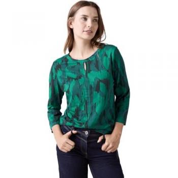 Cecil Rundhals-Printshirt für Damen