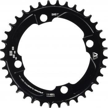 E thirteen Guidering M 36 dientes 104 mm negro