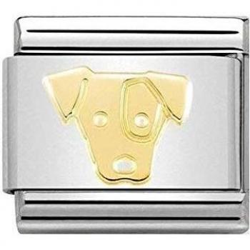 Abalorio Composable Jack Russell Oro 18k