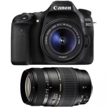 Canon EOS 80D Set Fotografico 18-55mm e 70-300mm