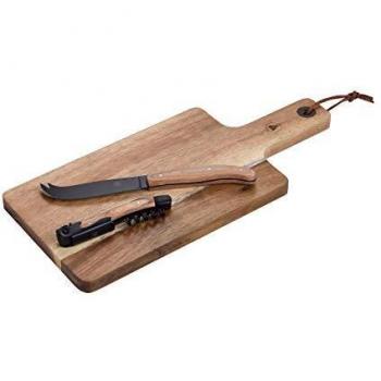Service vin et fromage Laguiole en bois