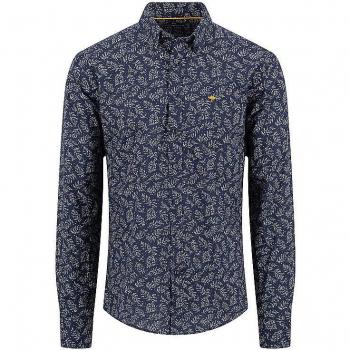 Camicia A Maniche Lunghe Fynch Hatton 2XL Blu Scuro Uomo