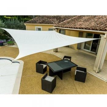 WERKA PRO Toldo Cuadrado de Poliéster Color Crema 5m