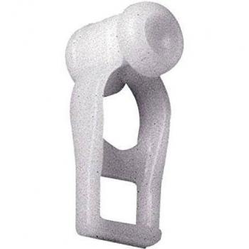 Corredera Simple Riel Chyc 5431642 Aluminio P-950 Blanco