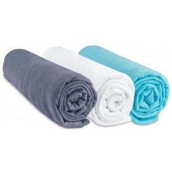 Lot de 3 housses de matelas coton