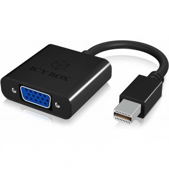 ICY BOX IB‑AC539 VGA‑Adapter Mini DisplayPort, Full HD, Schwarz