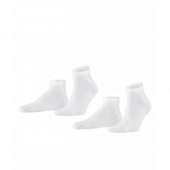 FALKE Sneakersocken Happy 2-Pack Set aus 2 Paar Baumwollsneakern