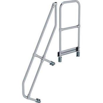 Scala Munk 5 gradini con corrimano inclinato