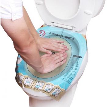 Set de débouchage toilette avec feuille transparente