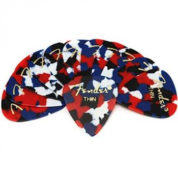 Fender 351 Confetti Thin Pick Set