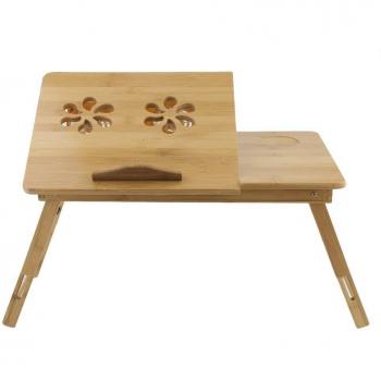 Mesa de Comedor Plegable de Bambú