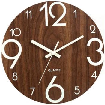 Large 12 Inch Silent Kitchen Wall Clock