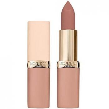L'Oréal Paris Color Riche Ultra Matte Free the Nudes 03 No Doubts, farbintensiver Lippenstift im zarten Nude-Ton, ultra-mattes Finish