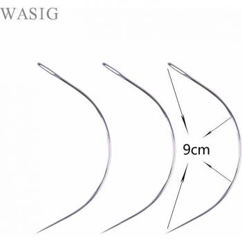 Aguja Curvada C Grande para Coser Extensiones