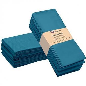 Luxury Linen‑Style Napkins – 12 Pack, 18x18, Ruvanti Brand