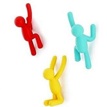 Buddy, Ganci a muro Umbra, Colori assortiti, Set di 3