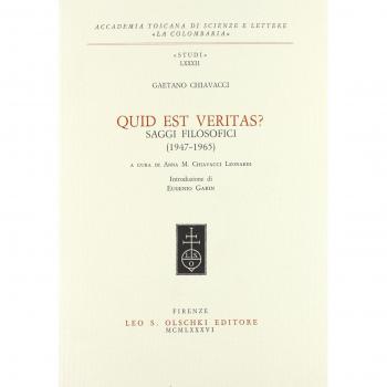 Quid est veritas? Saggi filosofici (1947-1965)