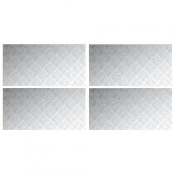 Pannelli a Nido d'Api Antiscivolo in Alluminio 100x50 cm – 4 unità
