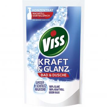 Viss Kraft & Glanz Nachfüllbeutel für Bad & Dusche, 10 x 375 ml