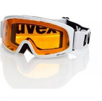 Uvex Splash Ski Goggles (1119 white, single lens/lasergold lite)