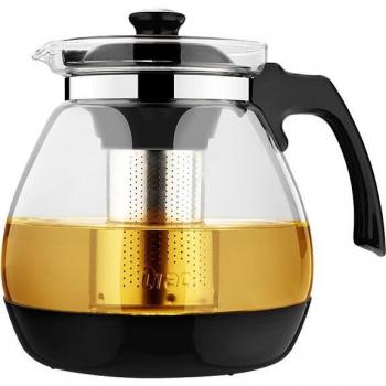 Stainless Steel Infused Borosilicate Teapot