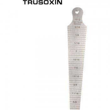 Mesureur Conique Pro – Règle Inox 15–30 mm, Pack de 2 pièces