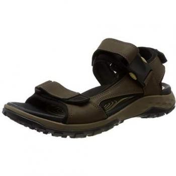 Jack Wolfskin Rocky Path Lt Sandal Randonnée Homme, Marron (Dark Brown/Black 5231), 43 EU