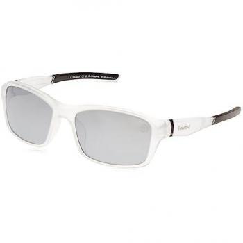 Timberland TB9293 26D Men's Polarized Sunglasses in Transparent Gray