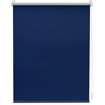 Thermo-Rollo Klemmfix Verdunkelung ohne Bohren, Blau, 80 x 150 cm
